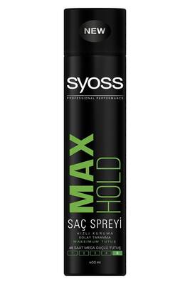 Syoss Max Hold Mega Güçlü Tutuş Saç Spreyi 400 ML