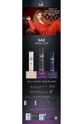 Taft Ultimate En Güçlü Tutuş Saç Spreyi 250 ML