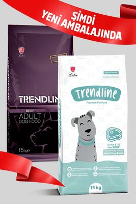 Trendline Biftekli Yetişkin Köpek Maması 15 KG