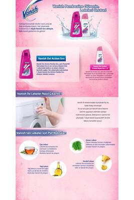 Vanish Kosla Oxi Action Gold Beyazlar İçin Sıvı Leke Çıkarıcı 1 L